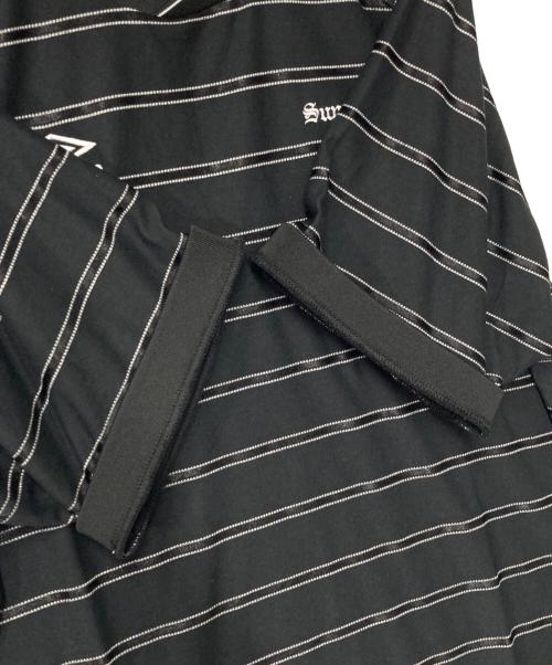 SUPREME（シュプリーム）SUPREME (シュプリーム) UMBRO (アンブロ) Stripe Soccer Jersey ストライプサッカージャージー ブラック サイズ:ASIA XLの古着・服飾アイテム