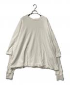 WILLY CHAVARRIAウィリーチャバリア）の古着「サーマル切替スウェット」｜ホワイト