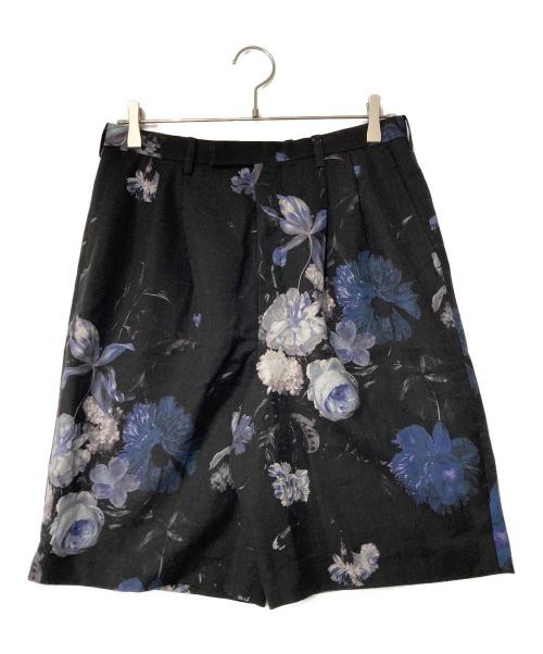 LAD MUSICIAN（ラッドミュージシャン）LAD MUSICIAN (ラッドミュージシャン) 18SS　ボタニカル柄ハーフパンツ ブラック サイズ:42の古着・服飾アイテム