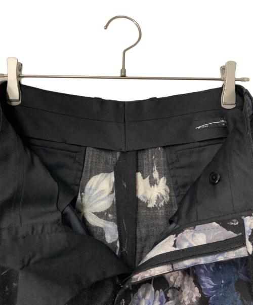 LAD MUSICIAN（ラッドミュージシャン）LAD MUSICIAN (ラッドミュージシャン) 18SS　ボタニカル柄ハーフパンツ ブラック サイズ:42の古着・服飾アイテム