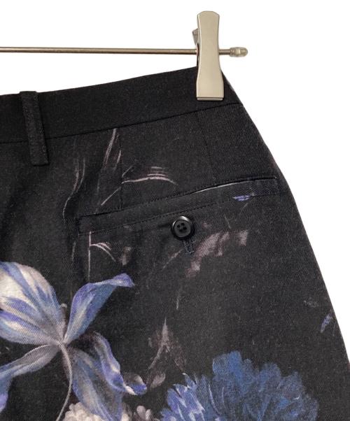 LAD MUSICIAN（ラッドミュージシャン）LAD MUSICIAN (ラッドミュージシャン) 18SS　ボタニカル柄ハーフパンツ ブラック サイズ:42の古着・服飾アイテム