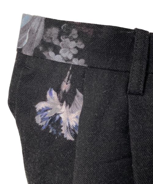 LAD MUSICIAN（ラッドミュージシャン）LAD MUSICIAN (ラッドミュージシャン) 18SS　ボタニカル柄ハーフパンツ ブラック サイズ:42の古着・服飾アイテム