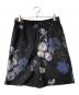LAD MUSICIAN（ラッドミュージシャン）の古着「18SS　ボタニカル柄ハーフパンツ」｜ブラック