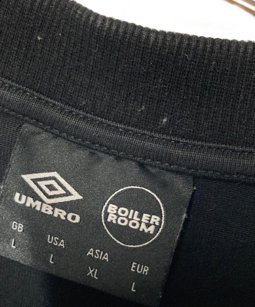 UMBRO（アンブロ）UMBRO (アンブロ) BOILERROOM TRA Jarsy 75-08-0615-329 ブラック サイズ:XLの古着・服飾アイテム