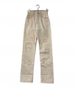 beautiful people×STUDIOUSビューティフルピープル×ステュディオス）の古着「別注 セルヴィッチデニムウィメンフィッツ 1255105086」｜アイボリー