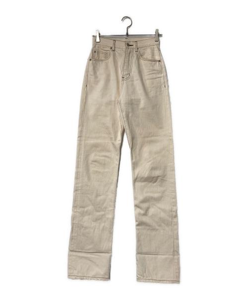 beautiful people（ビューティフルピープル）beautiful people (ビューティフルピープル) STUDIOUS (ステュディオス) 別注 セルヴィッチデニムウィメンフィッツ 1255105086 アイボリー サイズ:34の古着・服飾アイテム