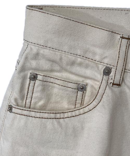 beautiful people（ビューティフルピープル）beautiful people (ビューティフルピープル) STUDIOUS (ステュディオス) 別注 セルヴィッチデニムウィメンフィッツ 1255105086 アイボリー サイズ:34の古着・服飾アイテム