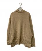 Yohji Yamamoto pour hommeヨウジヤマモト プールオム）の古着「カシミヤ混ニットパーカー HD-K87-189 12AW」｜ブラウン