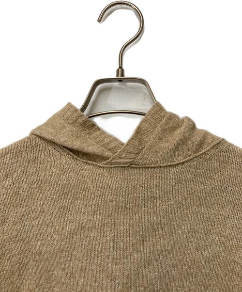 Yohji Yamamoto pour homme（ヨウジヤマモト プールオム）Yohji Yamamoto pour homme (ヨウジヤマモト プールオム) カシミヤ混ニットパーカー HD-K87-189 12AW ブラウン サイズ:3の古着・服飾アイテム