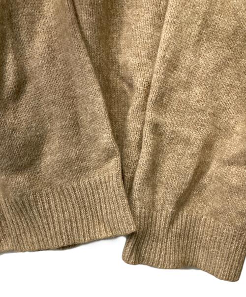 Yohji Yamamoto pour homme（ヨウジヤマモト プールオム）Yohji Yamamoto pour homme (ヨウジヤマモト プールオム) カシミヤ混ニットパーカー HD-K87-189 12AW ブラウン サイズ:3の古着・服飾アイテム