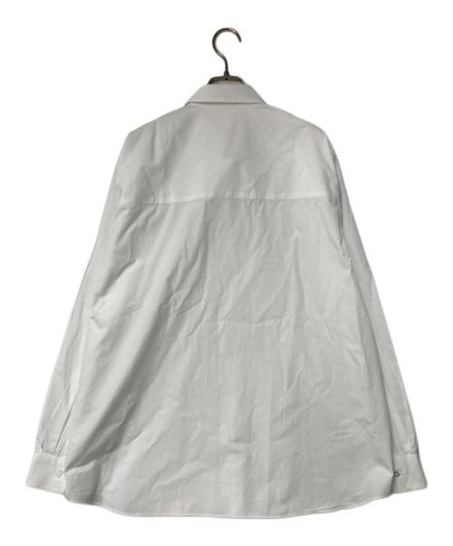 ATON（エイトン）ATON (エイトン) SUVIN BROAD | スタンダードシャツ - UNISEX BLAGCW0001 ホワイト サイズ:6の古着・服飾アイテム