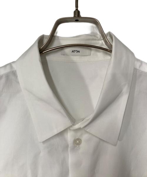 ATON（エイトン）ATON (エイトン) SUVIN BROAD | スタンダードシャツ - UNISEX BLAGCW0001 ホワイト サイズ:6の古着・服飾アイテム