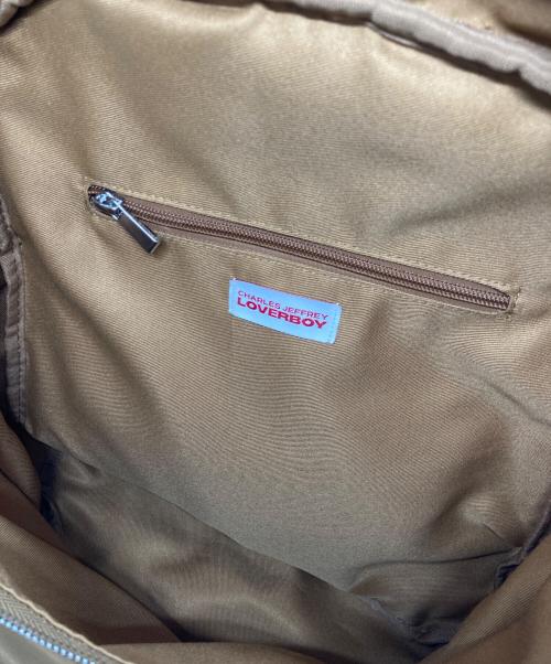 CHARLES JEFFREY LOVERBOY（チャールズ ジェフリー ラバーボーイ）CHARLES JEFFREY LOVERBOY (チャールズ ジェフリー ラバーボーイ) LION RUCKSACK/ライオン ラックサック ブラウンの古着・服飾アイテム