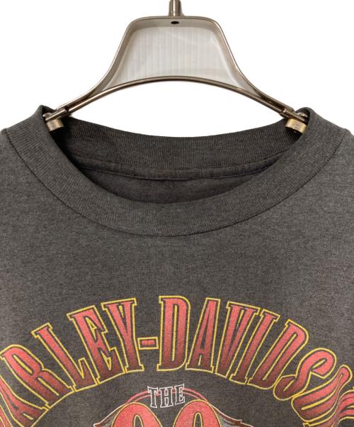 HARLEY-DAVIDSON（ハーレーダビッドソン）HARLEY-DAVIDSON (ハーレーダビッドソン) Tシャツ 90th ANNIVERSARY 90's グレー サイズ:-の古着・服飾アイテム