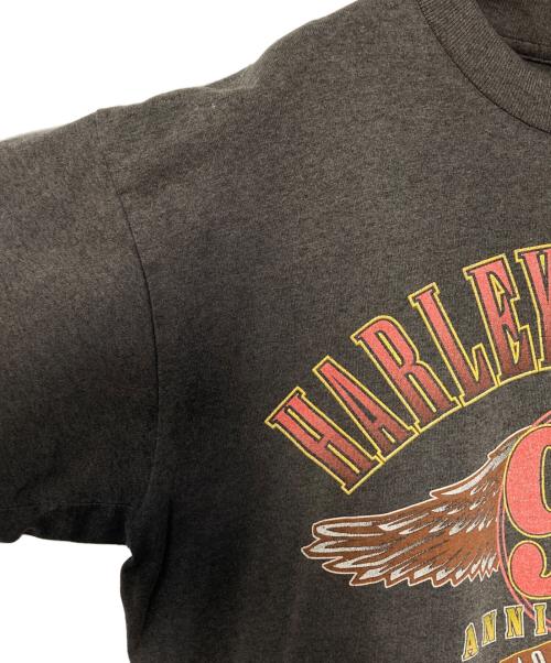 HARLEY-DAVIDSON（ハーレーダビッドソン）HARLEY-DAVIDSON (ハーレーダビッドソン) Tシャツ 90th ANNIVERSARY 90's グレー サイズ:-の古着・服飾アイテム