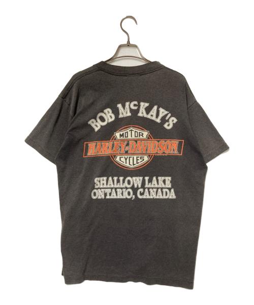 HARLEY-DAVIDSON（ハーレーダビッドソン）HARLEY-DAVIDSON (ハーレーダビッドソン) Tシャツ 90th ANNIVERSARY 90's グレー サイズ:-の古着・服飾アイテム
