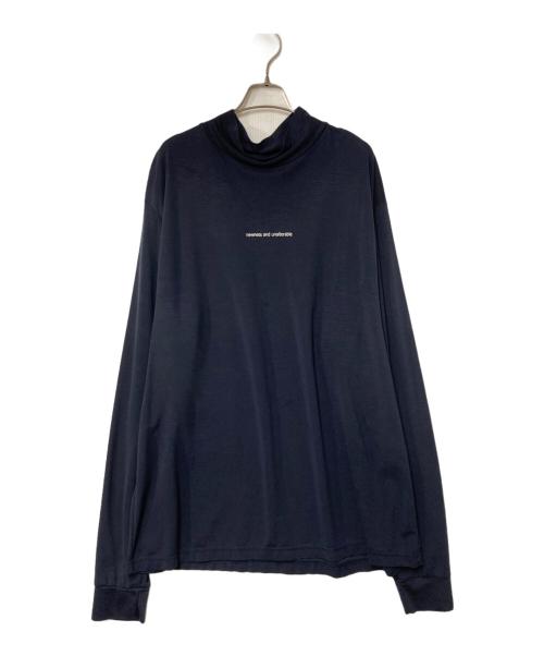 stein（シュタイン）stein (シュタイン) OVERSIZED HIGH NECK LS ネイビー サイズ:Sの古着・服飾アイテム