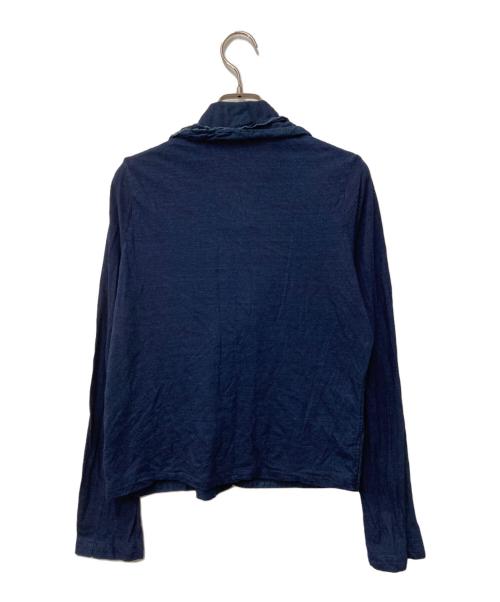 45rpm（45アールピーエム）45rpm (45アールピーエム) フリルブラウス インディゴ サイズ:2の古着・服飾アイテム