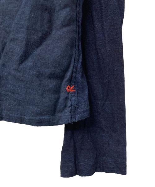 45rpm（45アールピーエム）45rpm (45アールピーエム) フリルブラウス インディゴ サイズ:2の古着・服飾アイテム