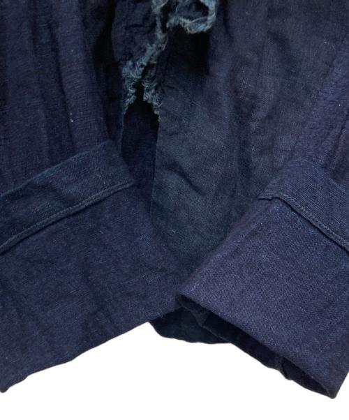 45rpm（45アールピーエム）45rpm (45アールピーエム) フリルブラウス インディゴ サイズ:2の古着・服飾アイテム