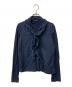 45rpm（45アールピーエム）の古着「フリルブラウス」｜インディゴ