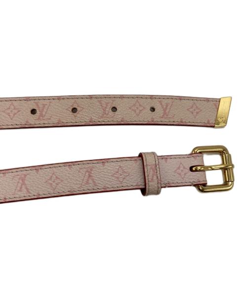 LOUIS VUITTON（ルイ ヴィトン）LOUIS VUITTON (ルイ ヴィトン) チェリーブロッサム サンチュール ベルト ピンク サイズ:90/36の古着・服飾アイテム