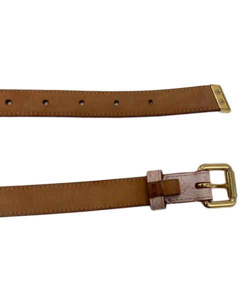 LOUIS VUITTON（ルイ ヴィトン）LOUIS VUITTON (ルイ ヴィトン) チェリーブロッサム サンチュール ベルト ピンク サイズ:90/36の古着・服飾アイテム