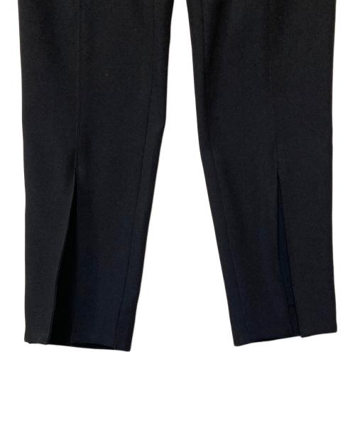 LE PHIL（ル フィル）LE PHIL (ル フィル) 2WAYツイルフロントスリットパンツ ブラック サイズ:0の古着・服飾アイテム