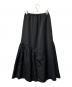 MACPHEE (マカフィー) クリンクルサテン アシンメトリーギャザースカート 12-05-24-05003 ブラック サイズ:34：7000円