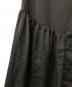 中古・古着 MACPHEE (マカフィー) クリンクルサテン アシンメトリーギャザースカート 12-05-24-05003 ブラック サイズ:34：7000円