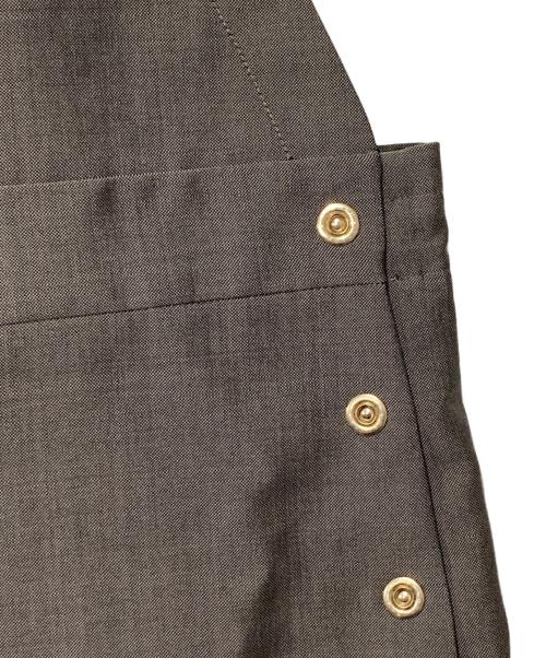 DRAWER（ドゥロワー）Drawer (ドゥロワー) PRE2 シャンブレージャンパースカート 6524-234-1662 グレー サイズ:36の古着・服飾アイテム