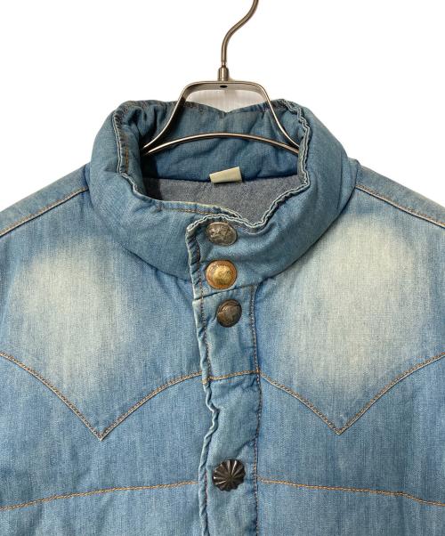 Ron Herman（ロンハーマン）Ron Herman (ロンハーマン) コンチョボタン デニムダウンジャケット インディゴ サイズ:SIZE Sの古着・服飾アイテム