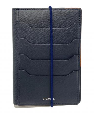 ディガウェル DIGAWEL パスポートケース ネイビー 中古・古着通販】DIGAWEL (ディガウェル) カーフレザーパスポート