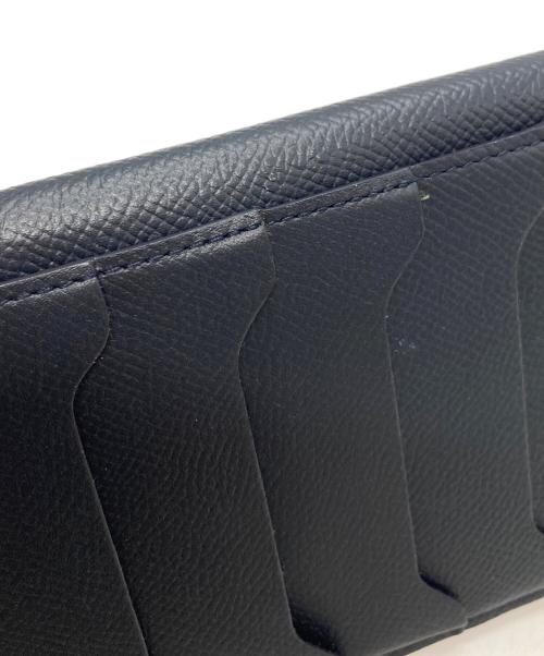 digawel（ディガウェル）DIGAWEL (ディガウェル) カーフレザーパスポートケース ネイビーの古着・服飾アイテム