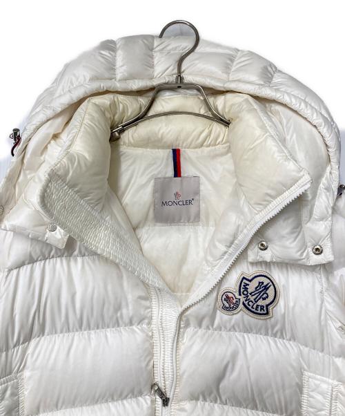 MONCLER（モンクレール）MONCLER (モンクレール) BRAMANT/ブラマント フーデットダウンジャケット ホワイト サイズ:2の古着・服飾アイテム