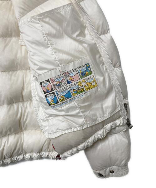 MONCLER（モンクレール）MONCLER (モンクレール) BRAMANT/ブラマント フーデットダウンジャケット ホワイト サイズ:2の古着・服飾アイテム