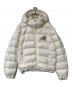 MONCLER（モンクレール）の古着「BRAMANT/ブラマント フーデットダウンジャケット」｜ホワイト