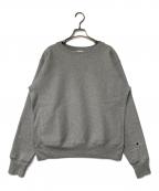 Champion REVERSE WEAVEチャンピオン リバース ウィーブ）の古着「クルーネックスウェットシャツ」｜グレー
