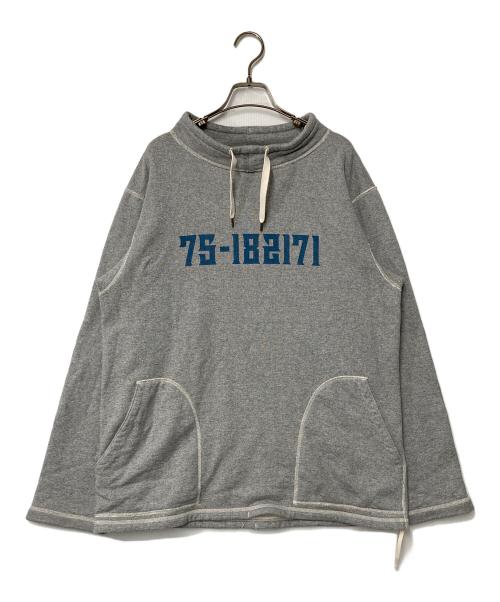 Geruga（ゲルガ）GERUGA (ゲルガ) MOCK NECK SWEAT/モックネックスウェット グレー サイズ:SIZE Freeの古着・服飾アイテム
