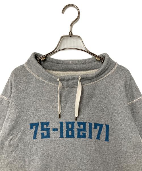 Geruga（ゲルガ）GERUGA (ゲルガ) MOCK NECK SWEAT/モックネックスウェット グレー サイズ:SIZE Freeの古着・服飾アイテム