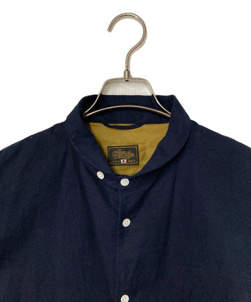 Geruga（ゲルガ）GERUGA (ゲルガ) ROUND COLLAR SHIRTS/ラウンドカラーシャツ ネイビー サイズ:SIZE 3の古着・服飾アイテム