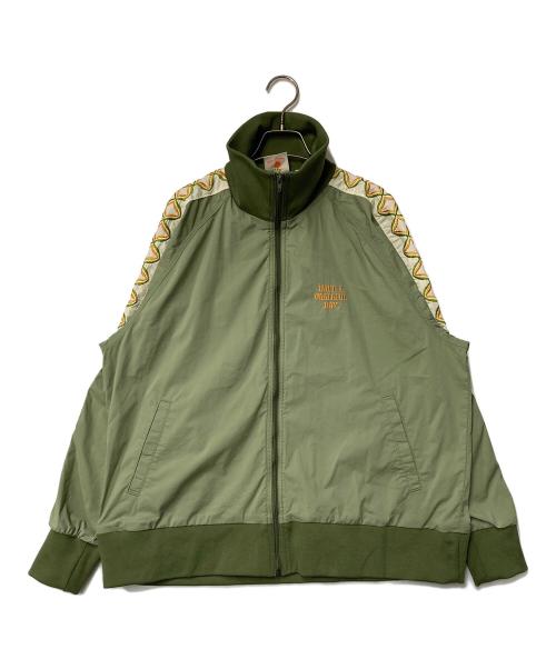 HAVE AGRATEFUL DAY（ハブアグレイトフルデイ）HAVE ＡGRATEFUL DAY (ハブアグレイトフルデイ) TRACKSUIT JACKET/トラックスーツジャケット グリーン サイズ:XLの古着・服飾アイテム