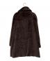MAX MARA STUDIO (マックスマーラ ストゥディオ) アルパカ混スタンドカラーシャギーコート ブラウン サイズ:34：16000円