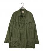 US ARMYユーエスアーミー）の古着「Jungle Fatigue Jacket ジャングルファティーグジャケット 8405-082-5567 DSA 100-69-C-1404 60's 3rdタイプ 後期」｜オリーブ