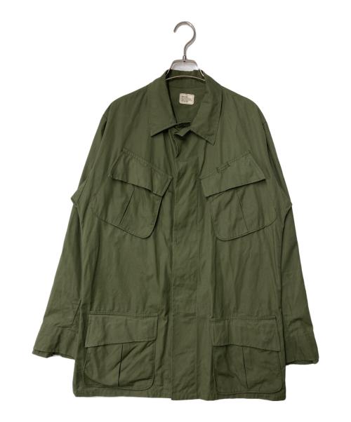 US ARMY（ユーエスアーミー）US ARMY Jungle Fatigue Jacket ジャングルファティーグジャケット 8405-082-5567 DSA 100-69-C-1404 60's 3rdタイプ 後期 オリーブ サイズ:SMALL-LONGの古着・服飾アイテム
