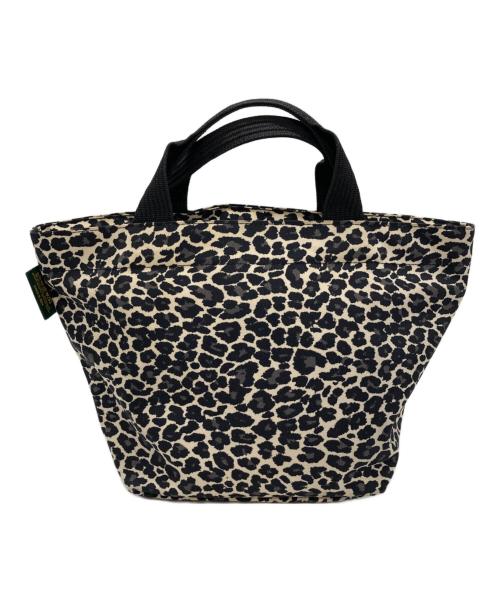 Herve Chapelier（エルベシャプリエ）Herve Chapelier (エルベシャプリエ) ナイロン舟型トートM ブラック×ベージュの古着・服飾アイテム