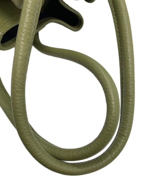 VASIC（ヴァジック）VASIC (ヴァジック) BOND/ボンド 巾着ワンショルダーハンドバッグ グリーンの古着・服飾アイテム