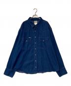 CarHarttカーハート）の古着「ウエスタンデニムシャツ」｜インディゴ