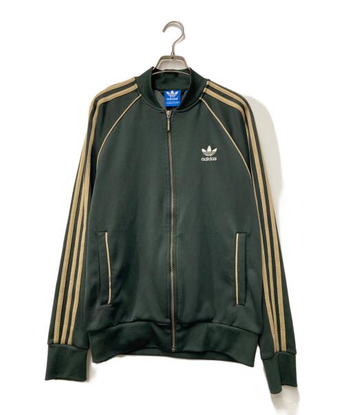 adidas Originals（アディダスオリジナル）adidas Originals (アディダスオリジナル) トラックブルゾン グリーン サイズ:Mの古着・服飾アイテム