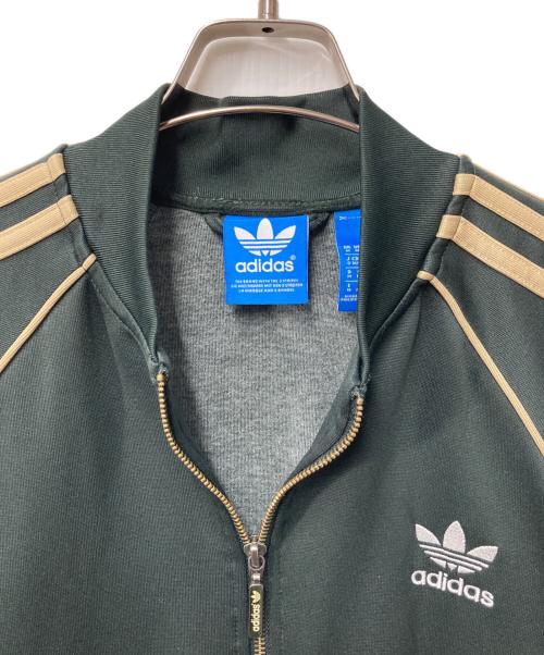 adidas Originals（アディダスオリジナル）adidas Originals (アディダスオリジナル) トラックブルゾン グリーン サイズ:Mの古着・服飾アイテム